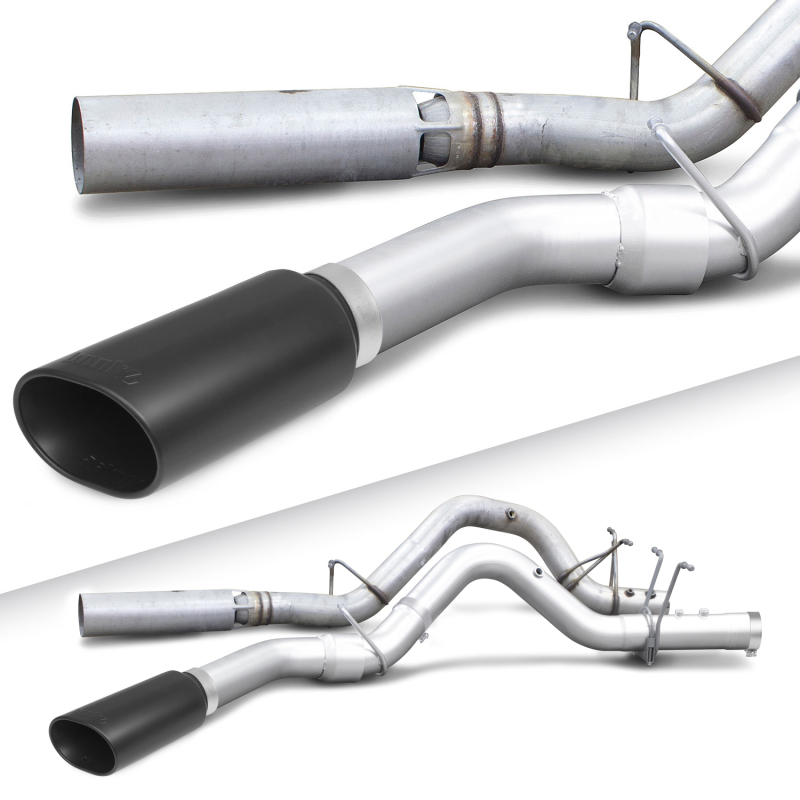 Chevrolet Silverado 2500 Performance Exhaust - Banks Power - Monster Exhaust System, Single Exit - Black - `17-`19 Chevrolet Silverado 2500 Performance Exhaust - Banks Power - Monster Exhaust System, Single Exit - Black - `17-`19